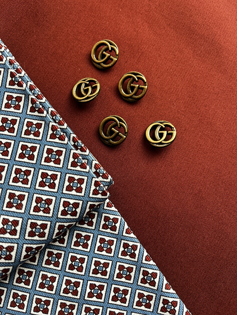 картинка Фактурный хлопок от Gucci магазин являющийся официальным дистрибьютором в России 