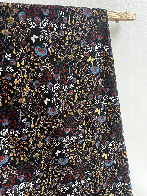 картинка Плательная вискоза из коллекции Flora от Gucci магазин являющийся официальным дистрибьютором в России 
