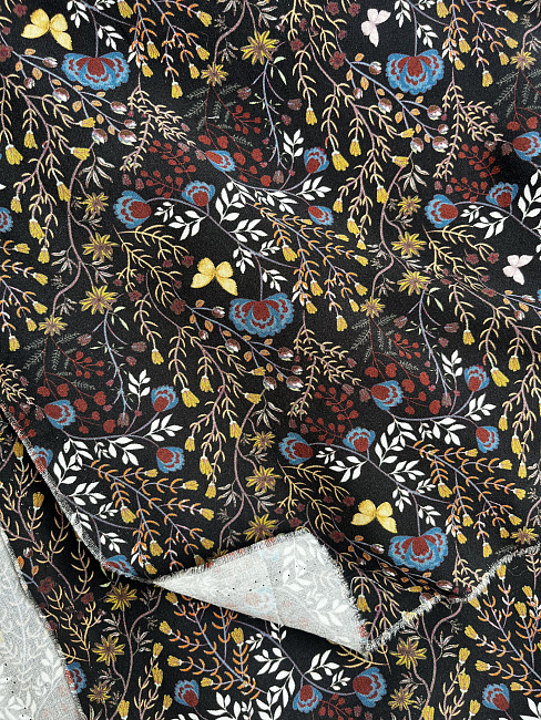 картинка Плательная вискоза из коллекции Flora от Gucci магазин являющийся официальным дистрибьютором в России 