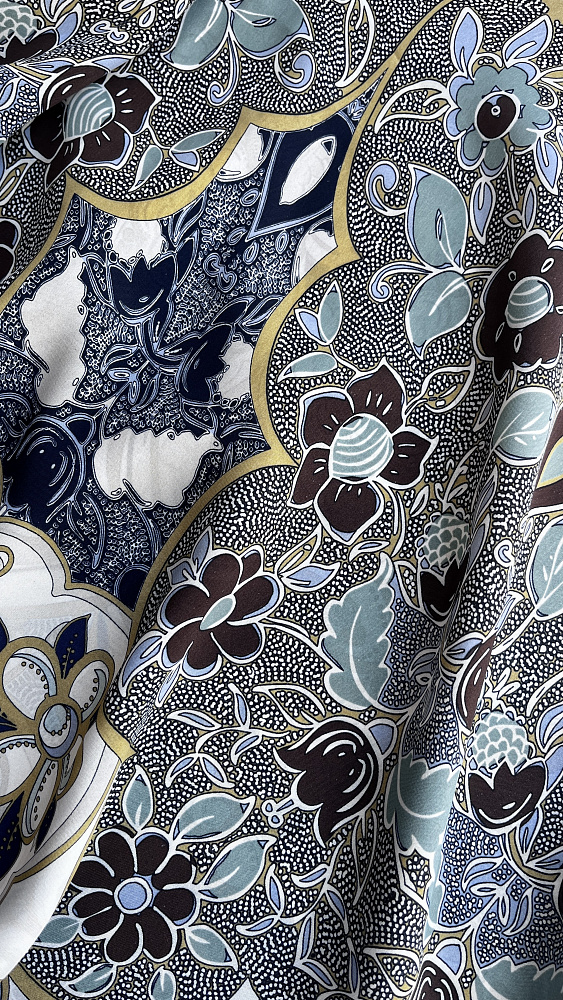 картинка Шелковый шифон от ETRO платочным купоном от магазина